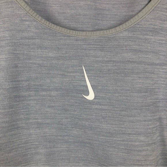 Nike Women's Yoga Luxe Short Sleeve Shirt Top Plus Size 1X DC5257-073 - Picture 3 of 6